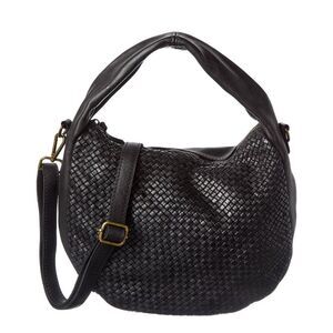 Isabella Rossetti Iliana Leather Handbag, Black